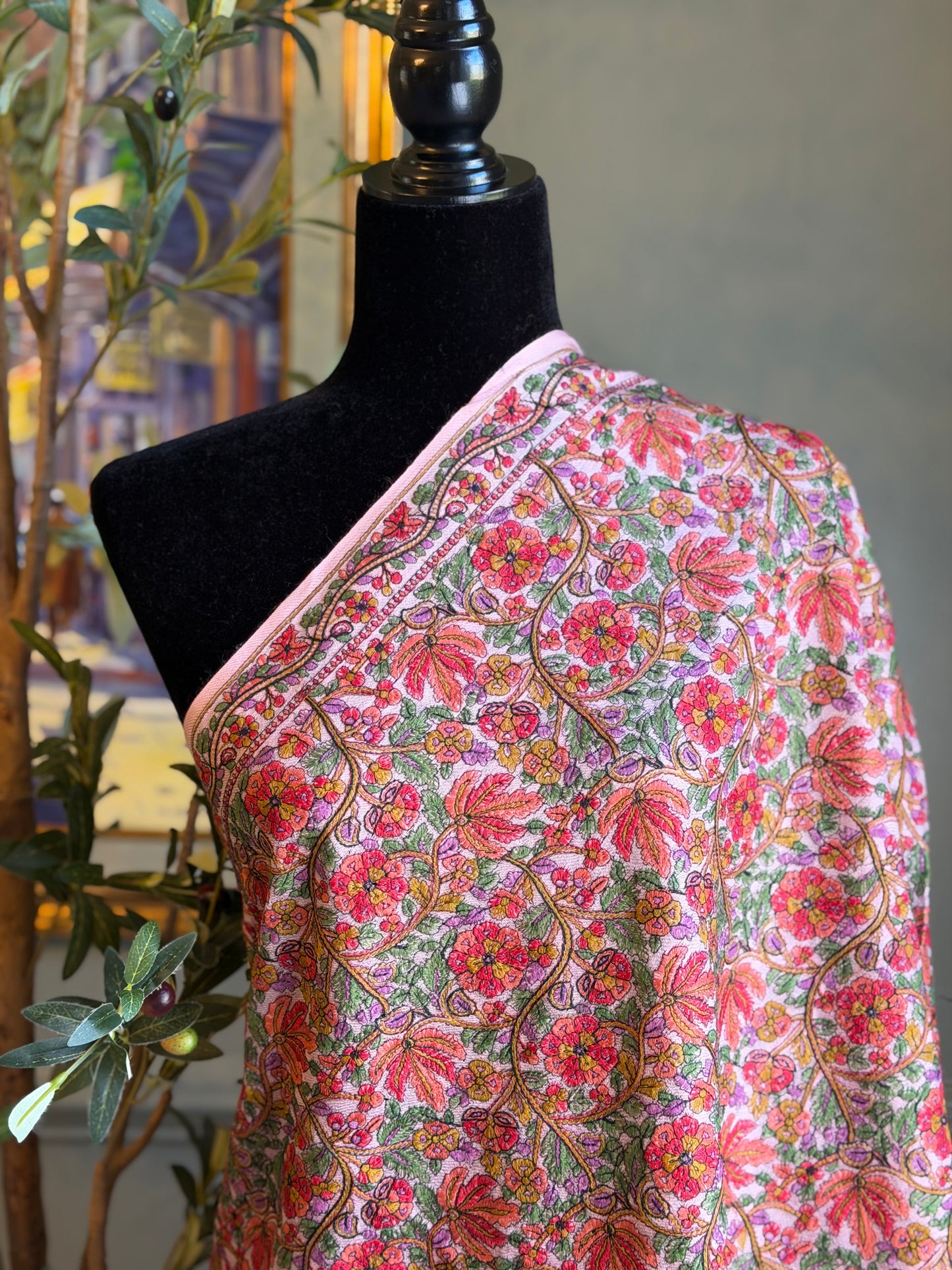 Embroidered Full Bloom