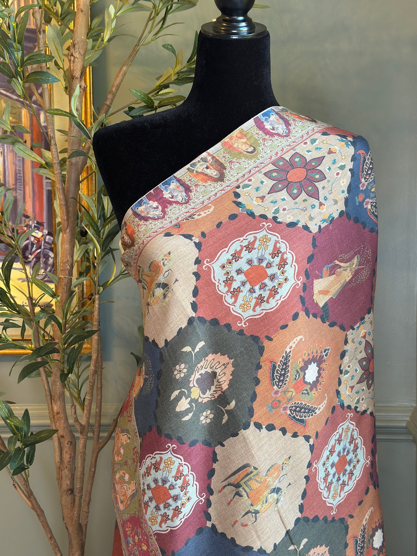 maharaja shawl stole