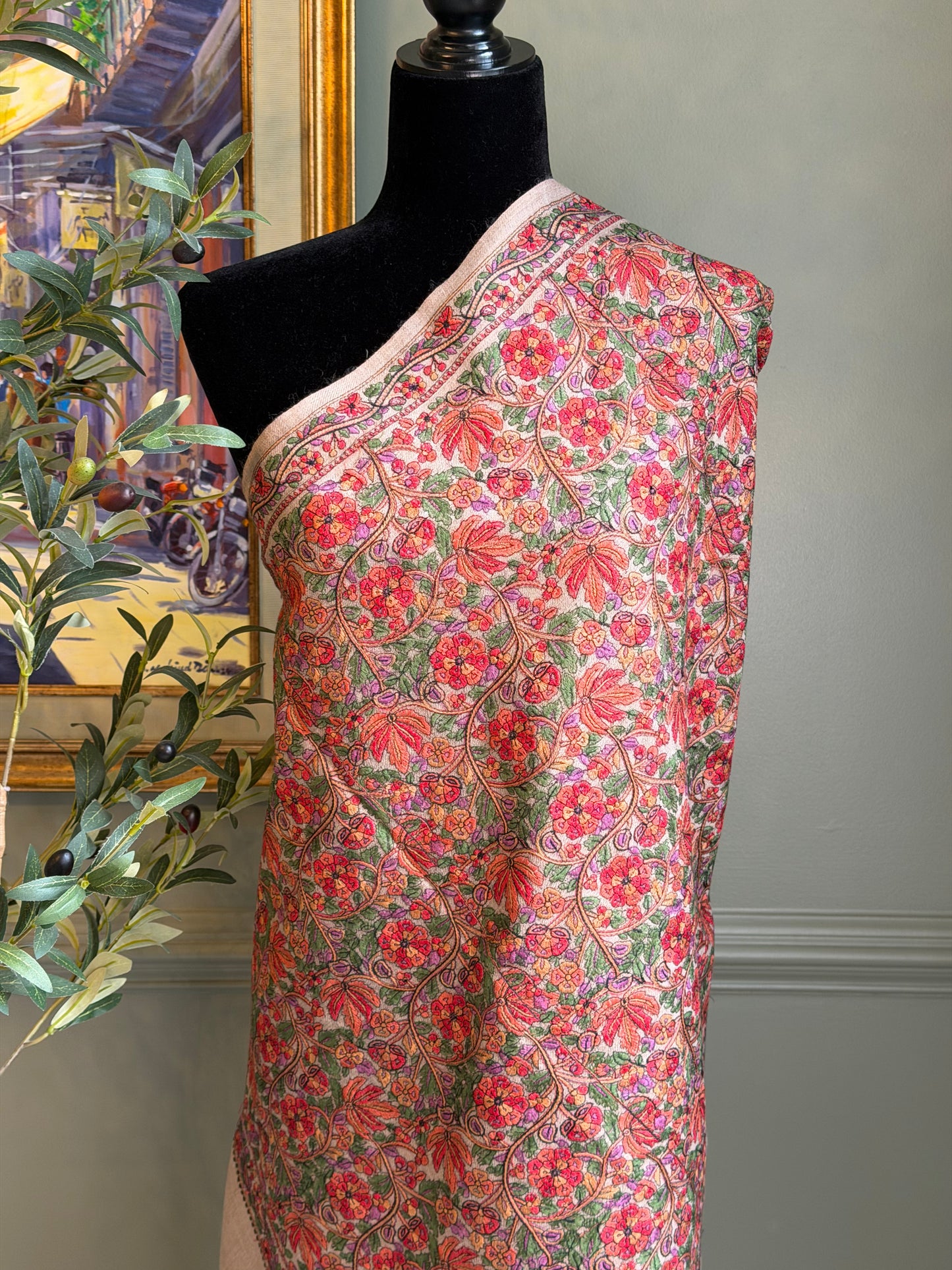 Embroidered Full Bloom