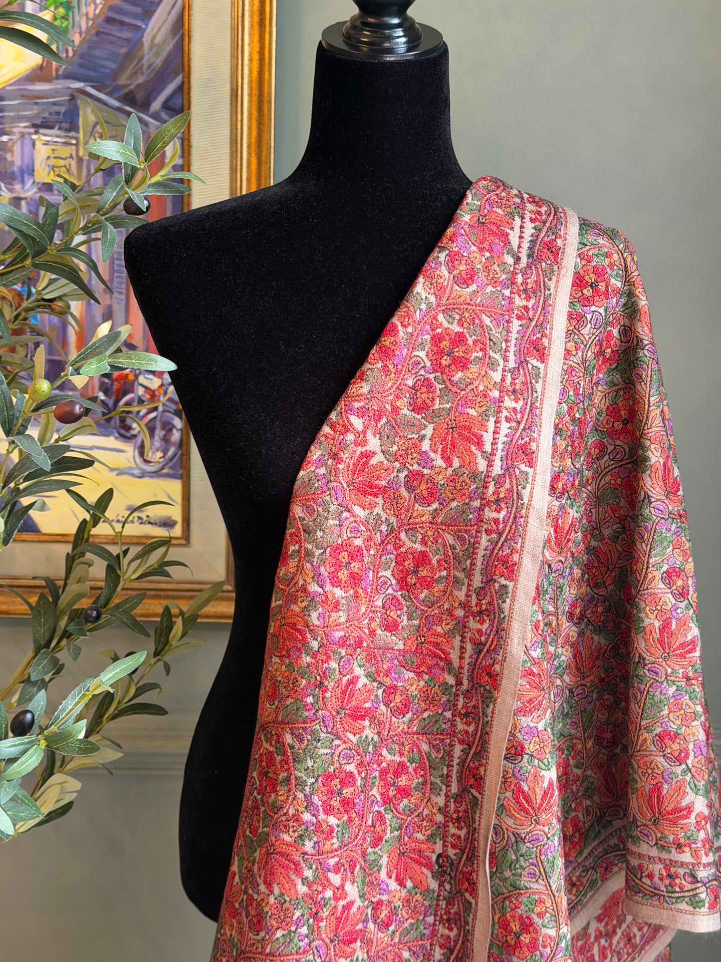 Embroidered Full Bloom