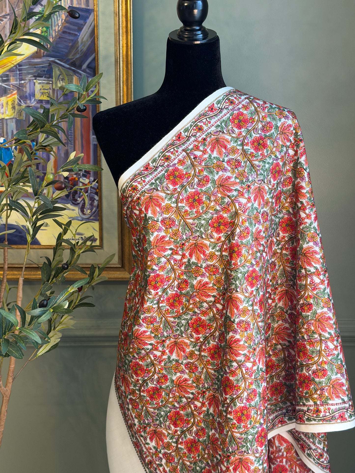 Embroidered Full Bloom