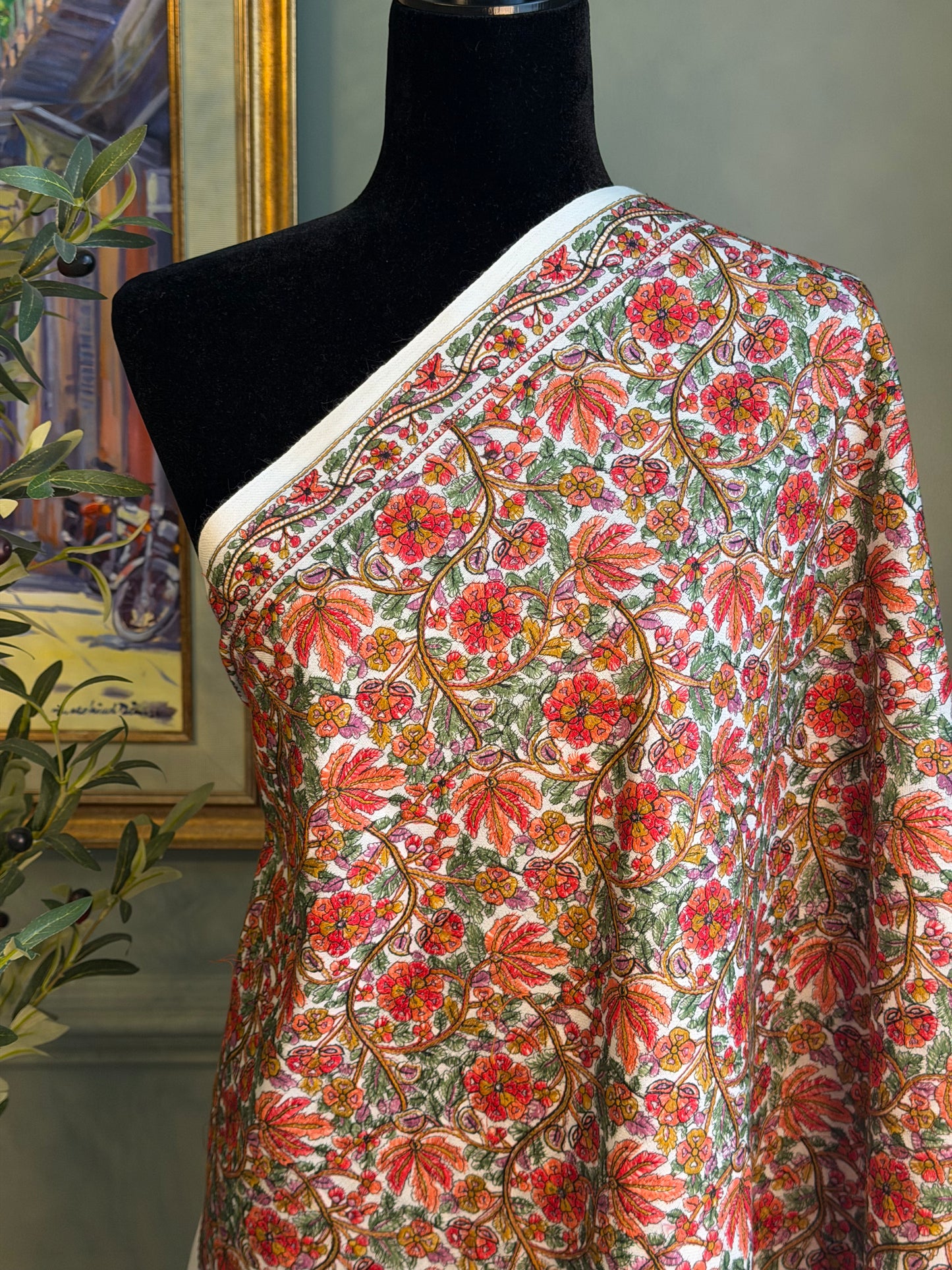 Embroidered Full Bloom