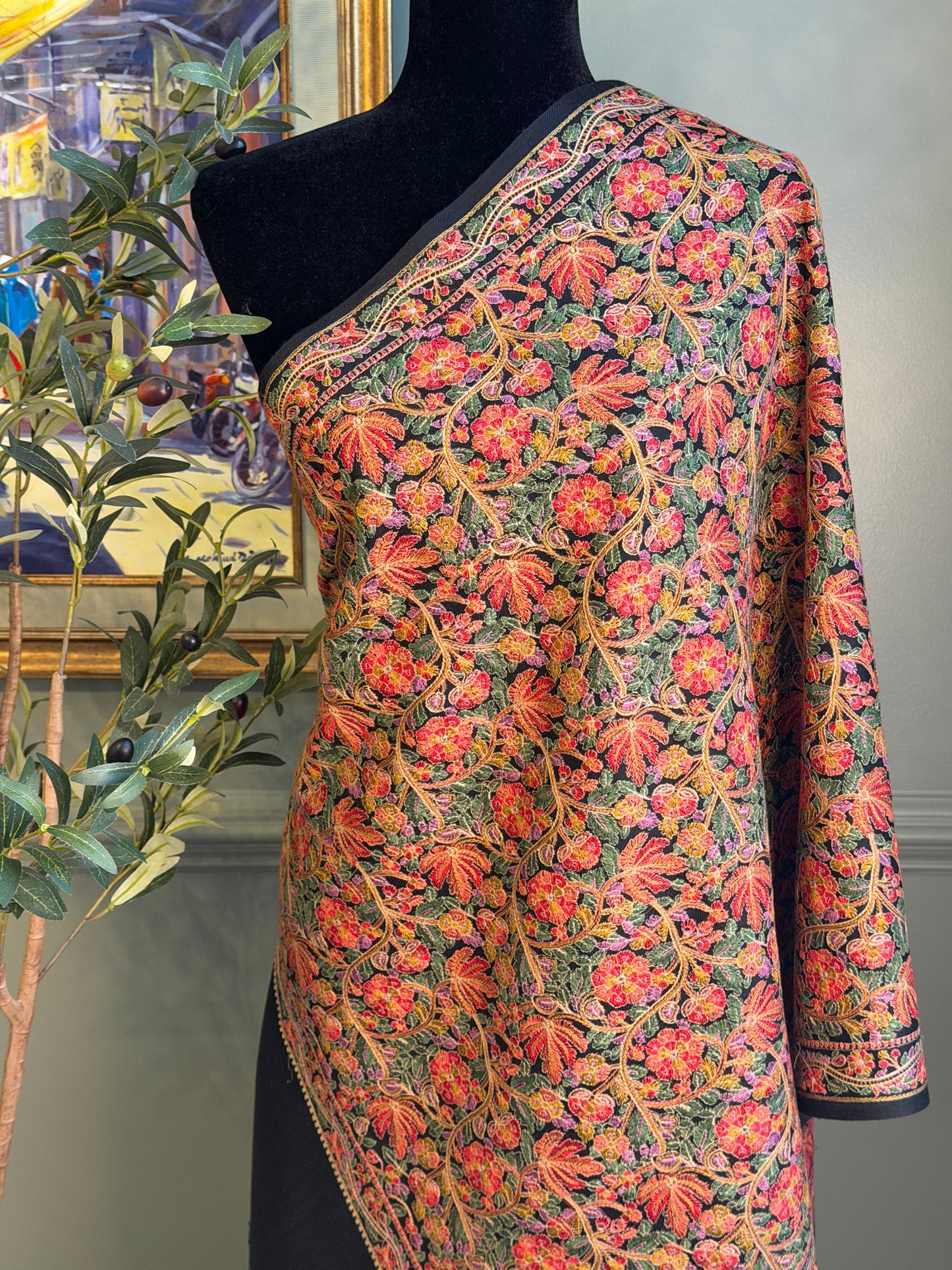 Embroidered Full Bloom