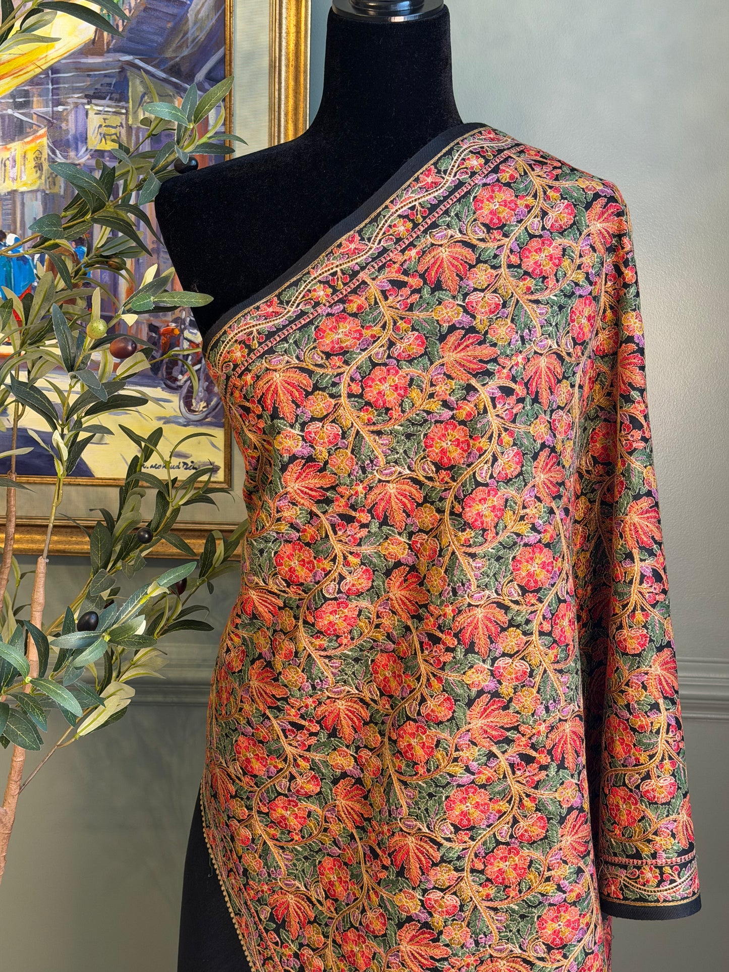 Embroidered Full Bloom