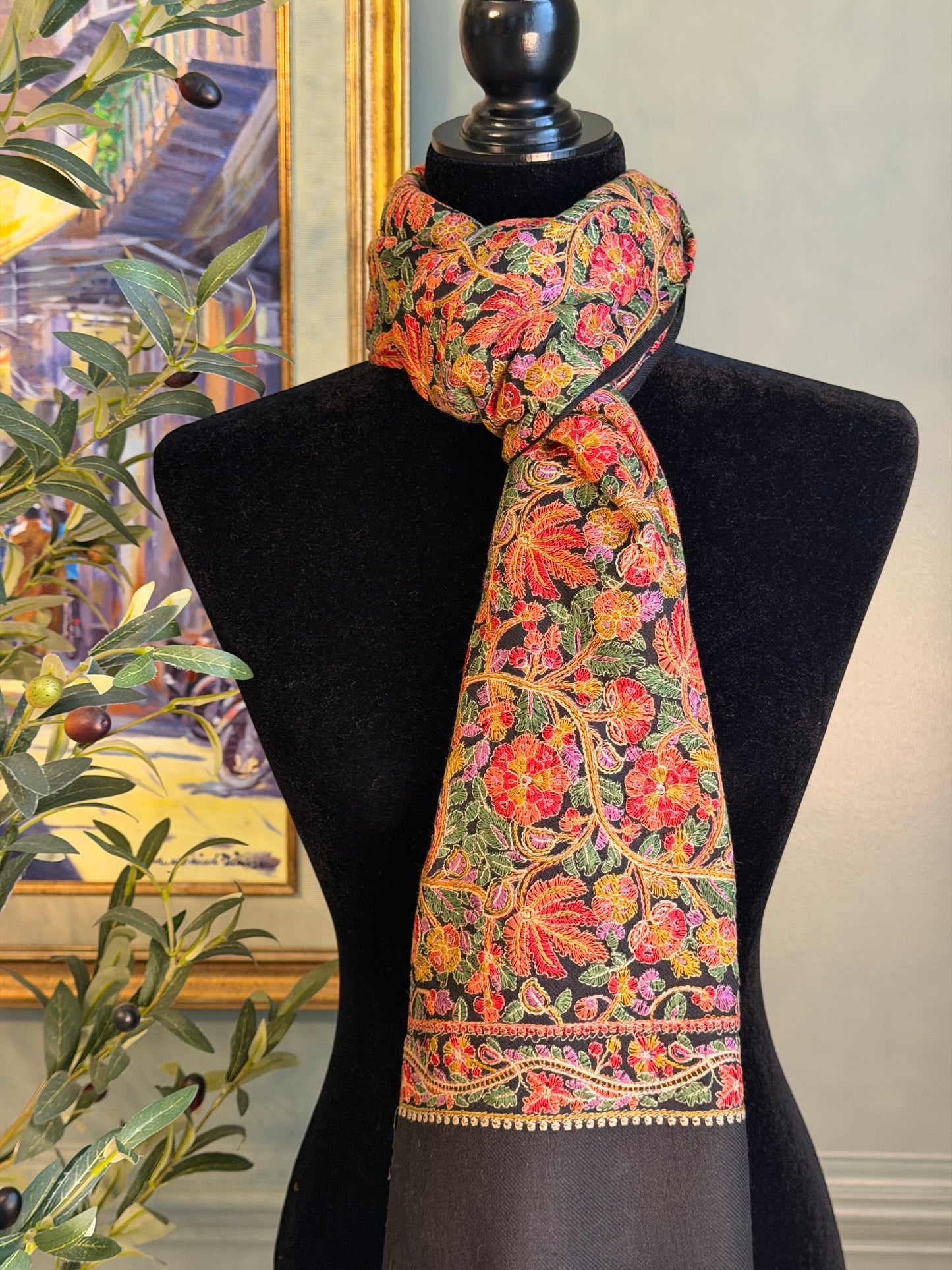 Embroidered Full Bloom