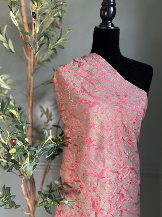 birds graceful soft pashmina shawl wrap