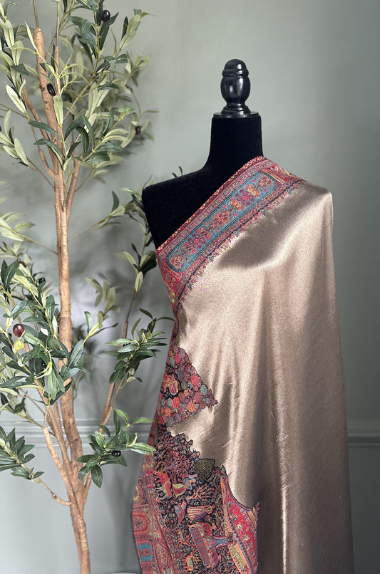silk wool shawl wrap pashmina maharaja