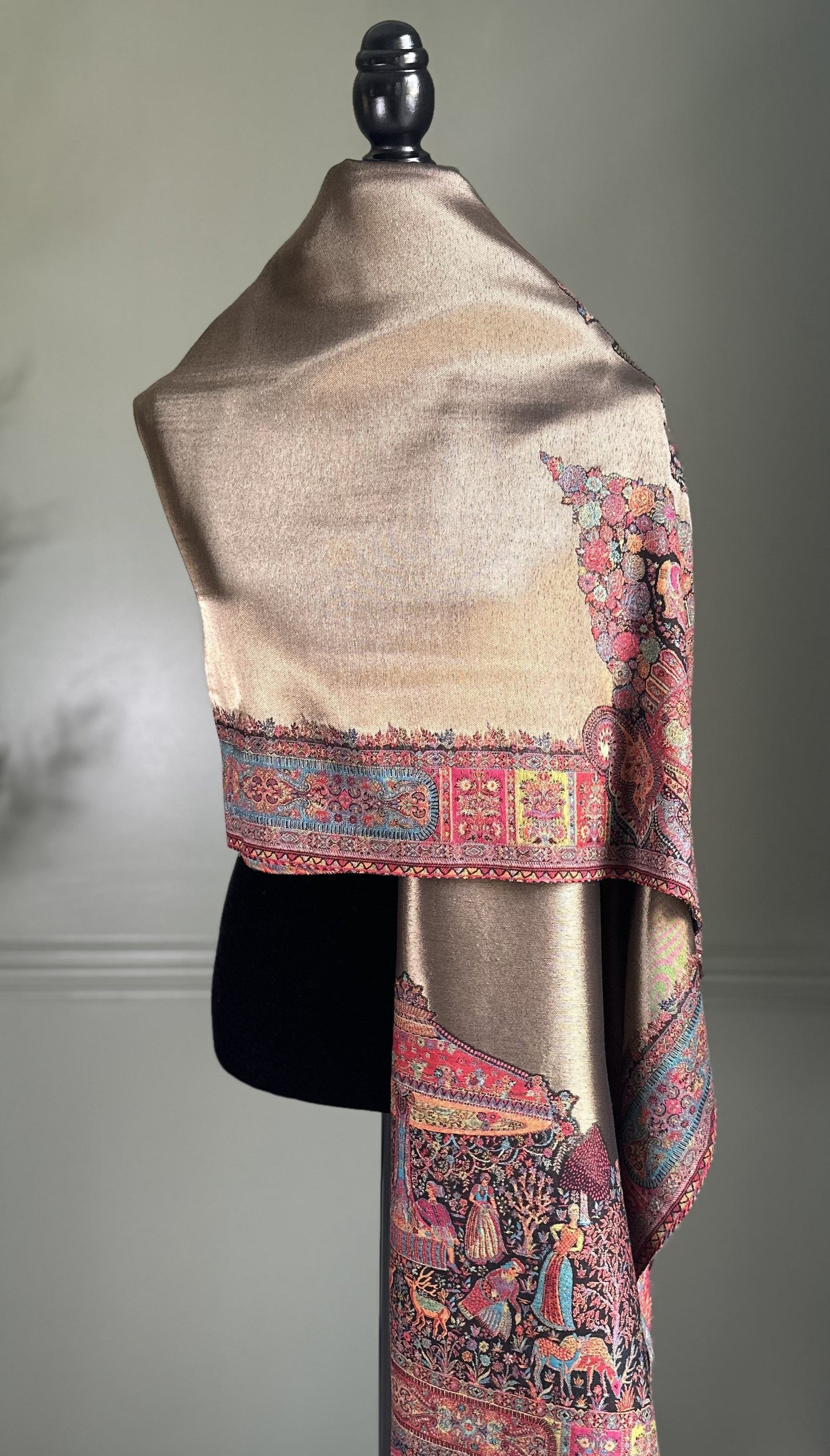 stylish silk shawl wrap
