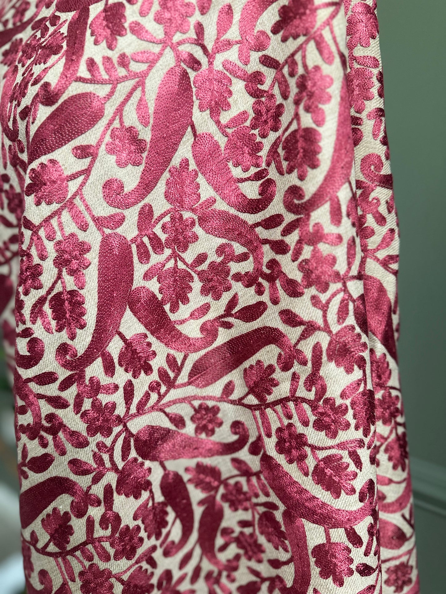 embroidered kani shawl 